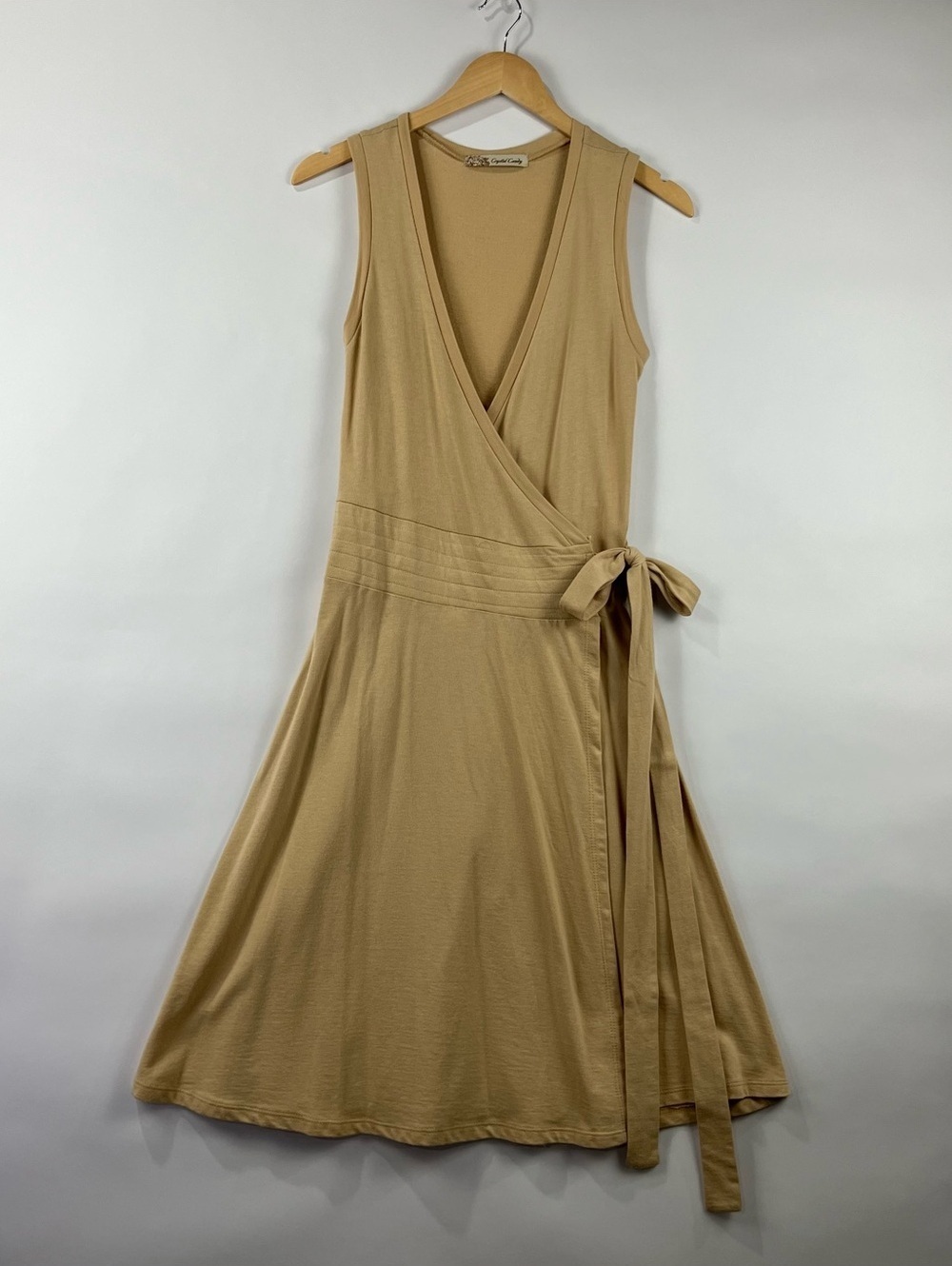 Crystal Candy 100% Cotton Wrap Dress Made in USA M